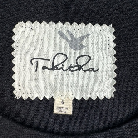 Tabitha Black White Check Print Sleeveless Mini Dress Womens Size 6 Zip Closure - Picture 3 of 10